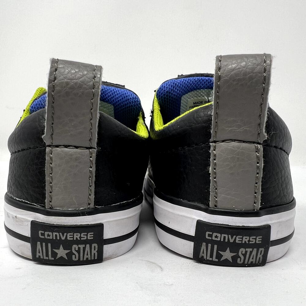 Converse All Star Sneakers Kids Size 6 Black & Green Chuck Taylor Extra Comfort - Picture 3 of 10